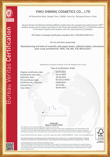 Certificate Of Honor