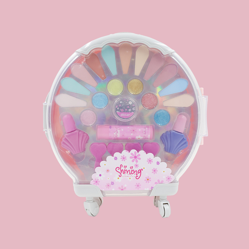 Small Round Suitcase Set