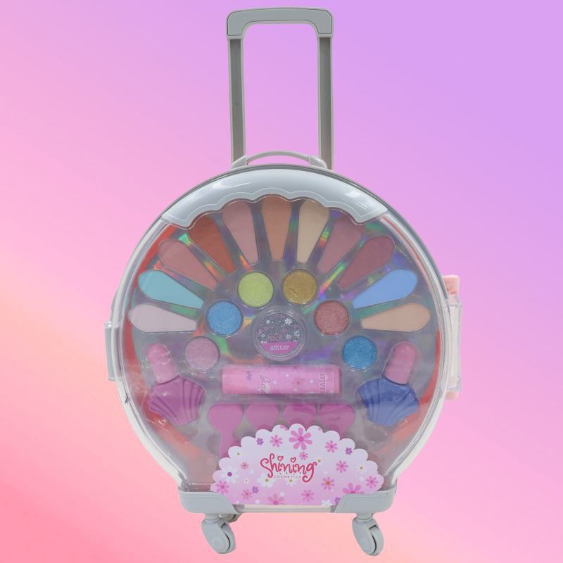 Small Round Suitcase Set