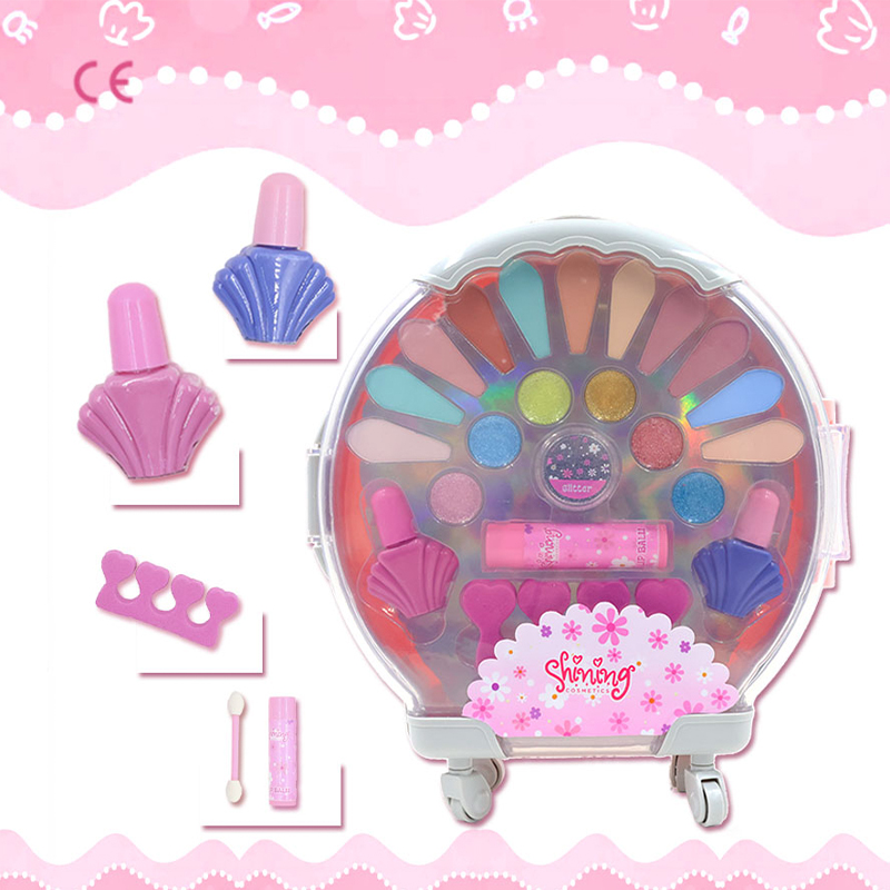 Small Round Suitcase Set