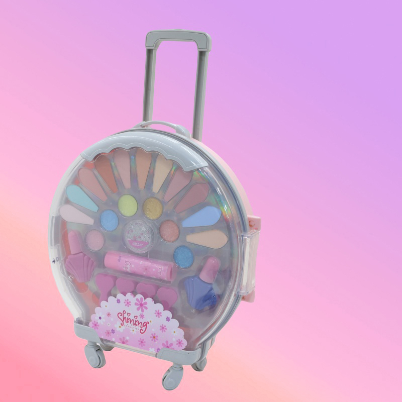 Small Round Suitcase Set